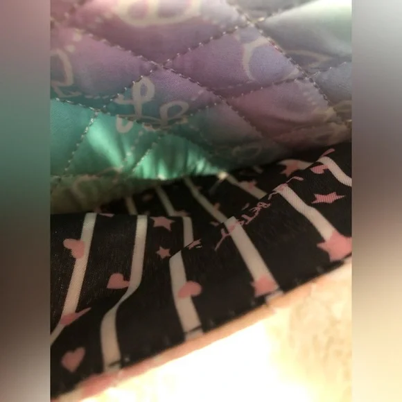 Luv Betsey Betsey Johnson Colorful Pastel Quilted Women's Bag - Picture 14 of 16